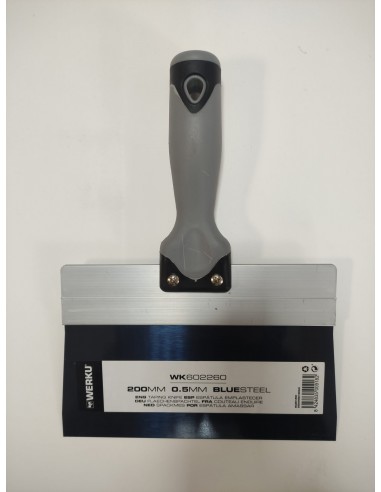 ESPATULA EMPLAST ACERO AZUL 05MM 200MM