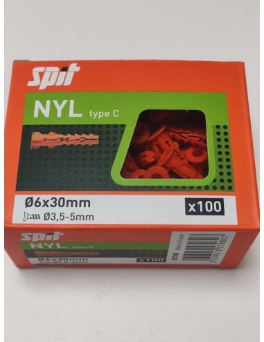 TACO SPIT NYL 6 COLLARETA 100 PC